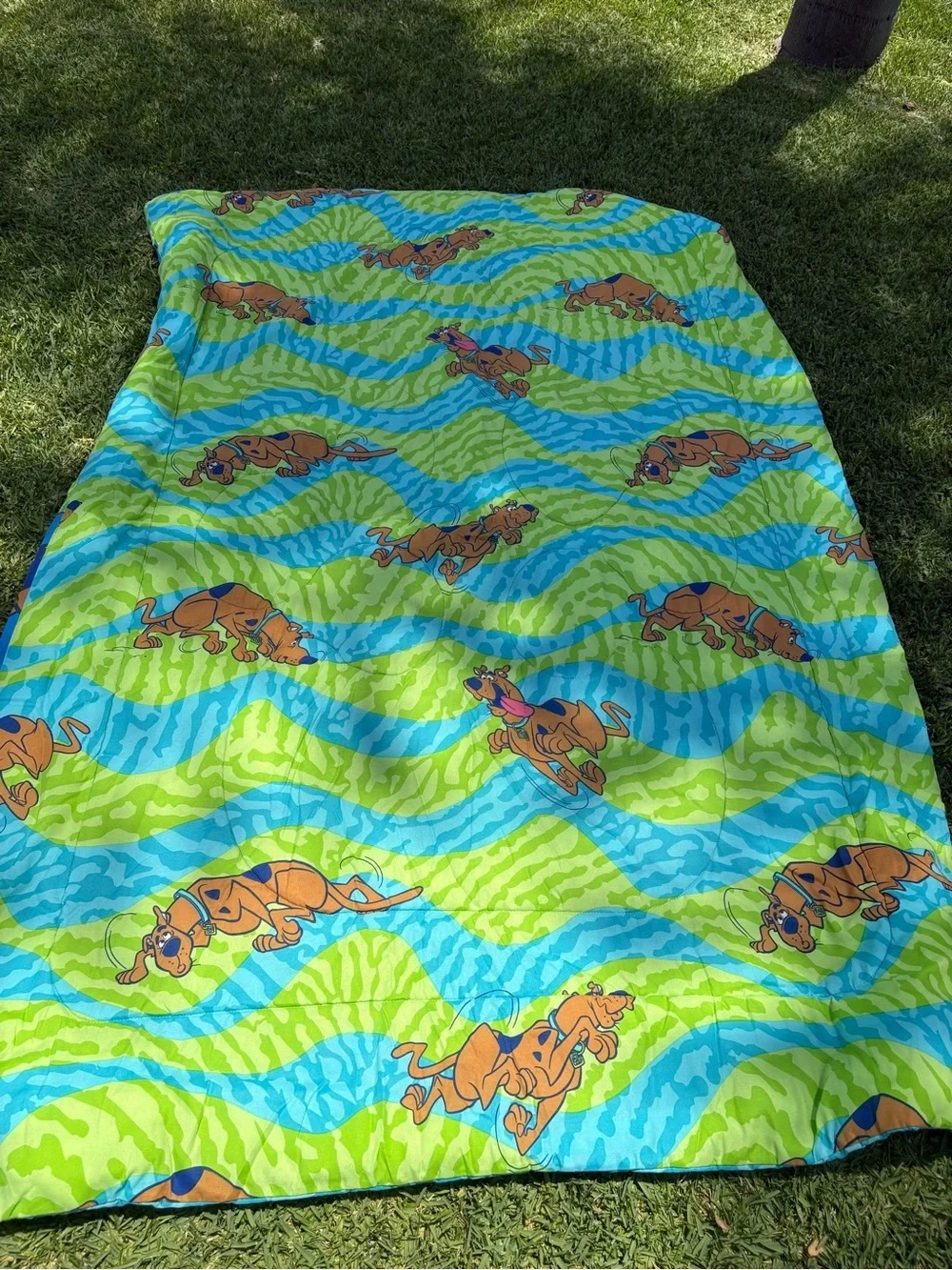 Vintage Y2K Scooby Doo 3-piece bedding set twin comforter, pillowcase, blanket